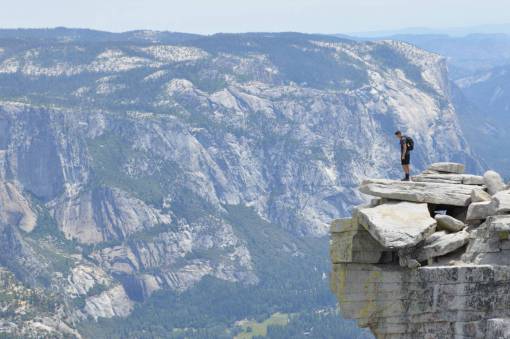 hike guy  man  male  people  side  view  stand