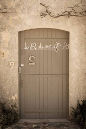 entrance house  doorstep  door  ring  two  sepia  building