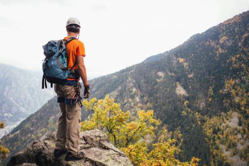 backpacking mountain  valley  trees  plants  forests  fall  autumn