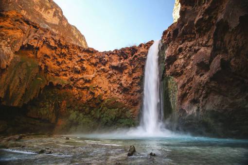 falla naturaleza paisaje agua cae río nubes cielo