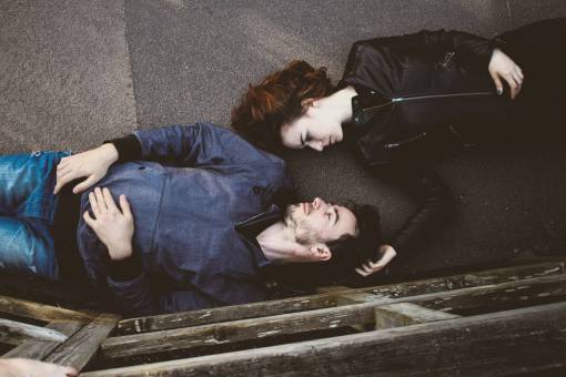 jacket people  man  woman  couple  wood  jacket  fashion