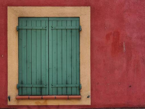 shutter red  green  shutters  window  wall
