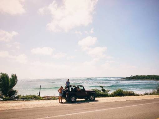 sunglasses sea  clouds  nature  trees  jeep  adventure  trip
