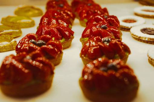 fresas tartas frutas postre dulces golosinas hornear