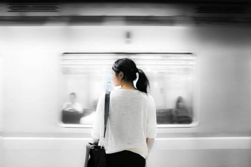 station subway  metro  station  transportation  girl  woman  people