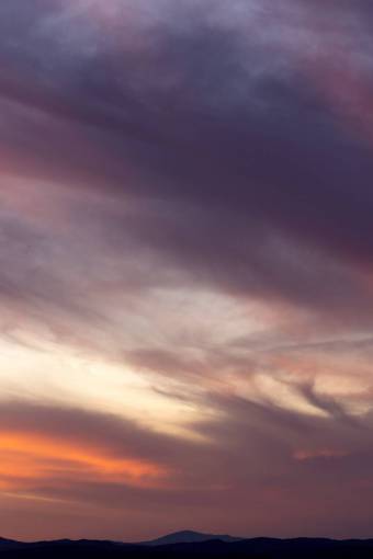 vibrant  sunset  clouds  silhouette  sky  nature  outdoors