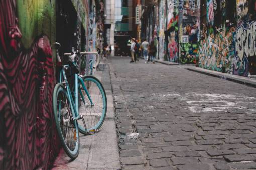 bicycle wall  art  mural  painting  graffiti  public  street