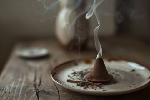 design Cone-shaped incense burner