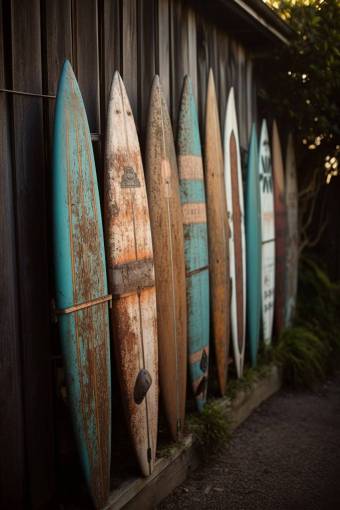lifestyle Surfboards displayed for sale