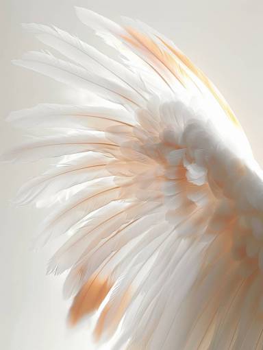 texturas Ala de un ángel en primer plano