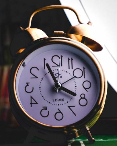 morning Alarm clock Close up