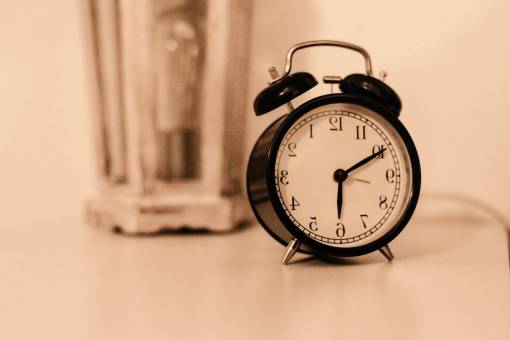 morning Alarm clock Close up