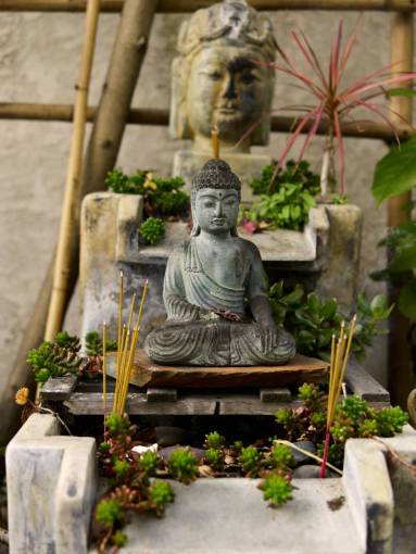 religion Buddha statue at zen garden