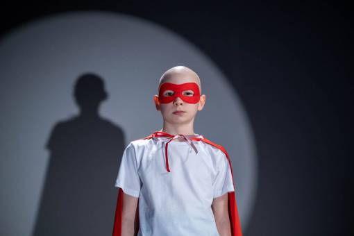 kids Child dressed as super hero