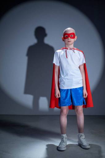 kids Child dressed as super hero