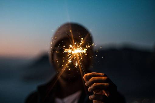 handsome Lit Sparkle shinning