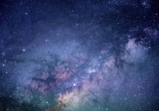 Milky way night sky