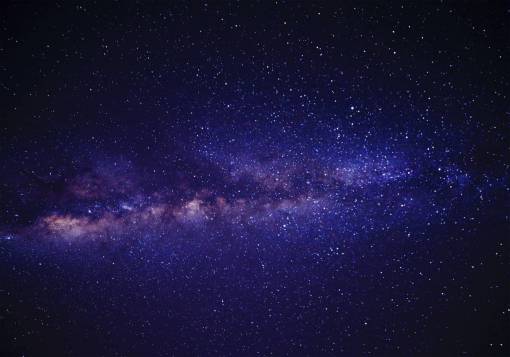 Milky way night sky