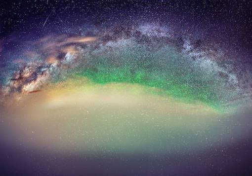 Milky way night sky