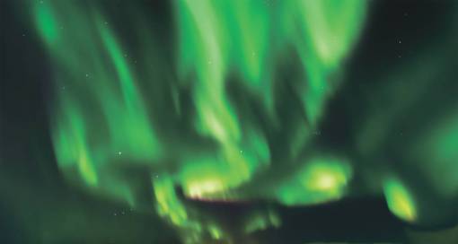 montanas Auroras boreales