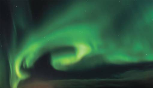 montanas Auroras boreales