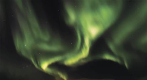 montanas Auroras boreales