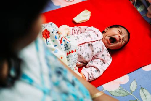 new Portrait of a baby sleeping