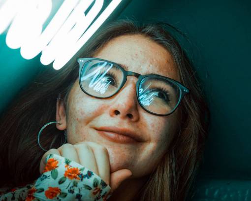 Retrato de una mujer que tiene una idea