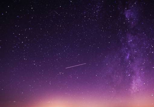 silhouette Shooting Star