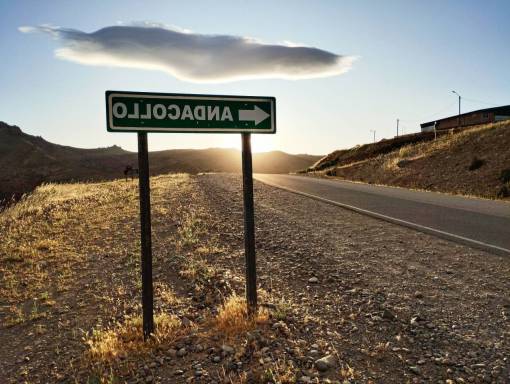 paisajes de argentina Ciudad de Andacollo en la provincia de Neuquén, Argentina