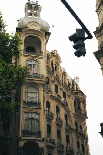 paisajes de argentina Fachada de un edificio en Buenos Aires, Argentina