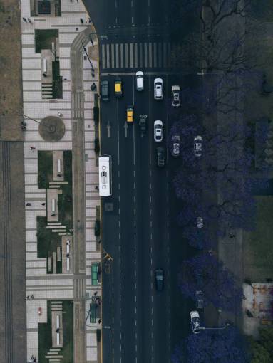 paisajes de argentina Avenida Libertador en Buenos Aires, Argentina