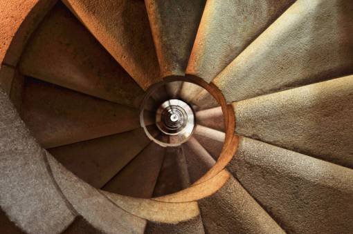 conceptos Fondo de escalera de caracol