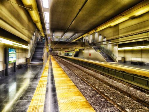 Estación de metro en Buenos Aires, Argentina