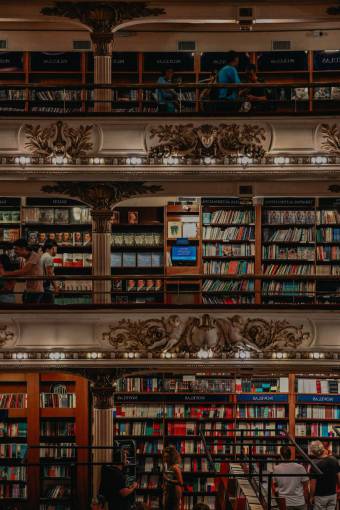 store The Athenaeum Library, El Ateneo, in Buenos Aires, Argentina