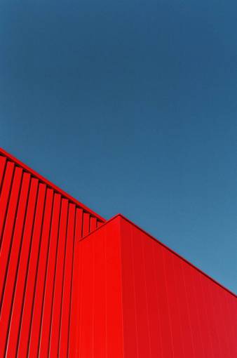 construction backgrounds metal architecture outdoors steel container;cargo;red;sky blue
