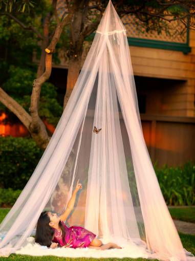 girl nature summer child mosquito net;child;girl smiling fun outdoors
