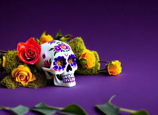 death backgrounds death bouquet flower decoration celebration Day of the Dead;skull;background