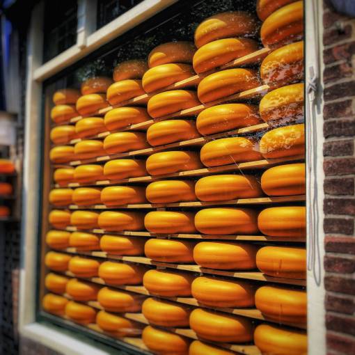 day factory stack food industry dairy product cellar donuts