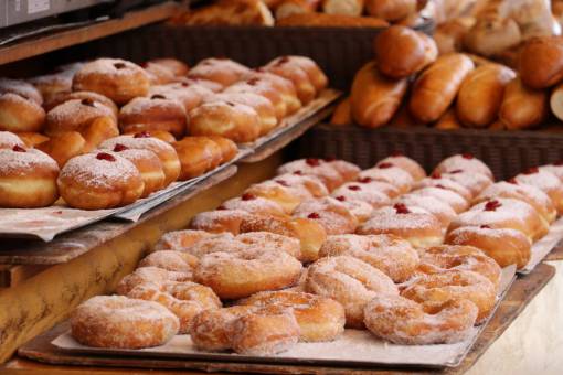 sugar-food freshness gourmet donuts food dessert close-up sweet food