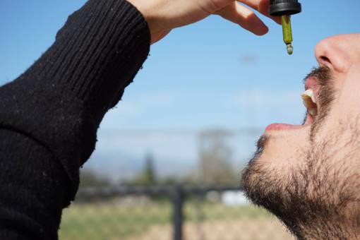 oil men outdoors beard cannabis oil adult caucasian ethnicity close-up