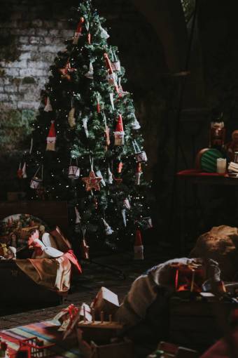 guia árbol de Navidad