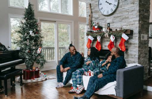 Family at Christmas