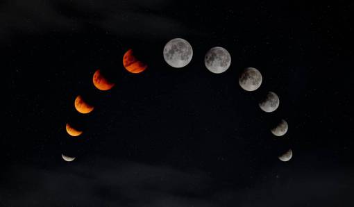 vector Fases de la luna