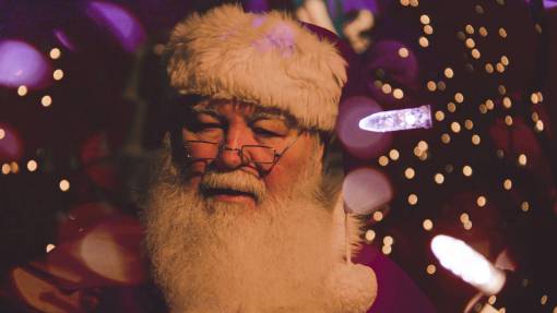 mature-adult Portrait of Santa Claus