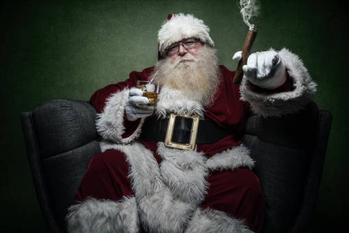 Papá Noel en Navidad