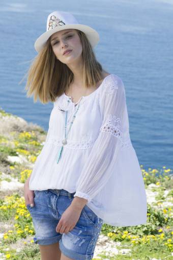 femenino hermosa hermosa niña ropa bohemia moda moda francia