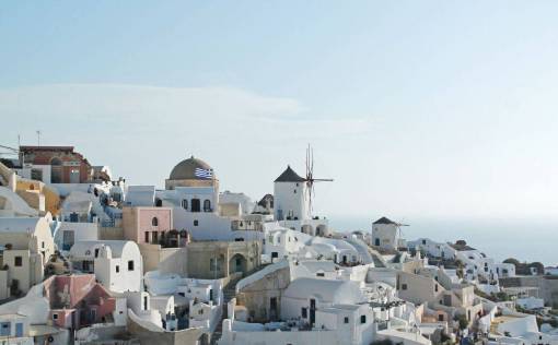 greek-culture blue  sky  greece  flag  greek  buildings  island
