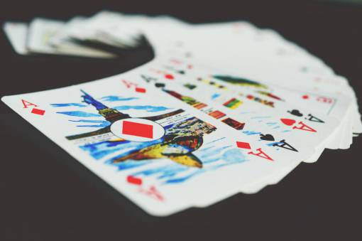 juego de cartas, ases, símbolo, juego, juego, mesa