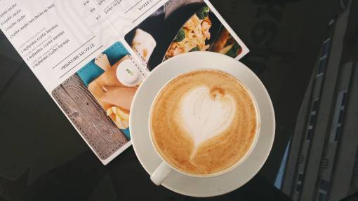 corazon café café arte corazón latte mañana caliente